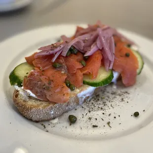 Smoked Salmon Toast
