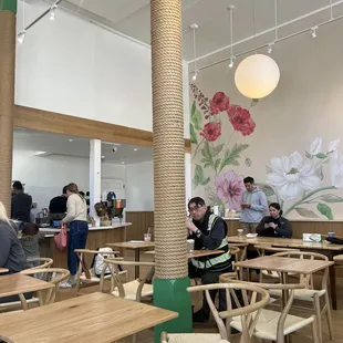 interior - plenty of seating, free wifi, and outlets!