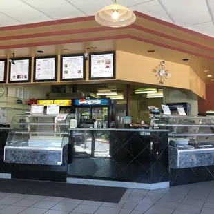 the interior of a restaurant