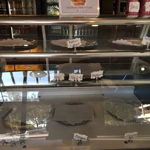 Empty shelves this morning... Weird breakfast.