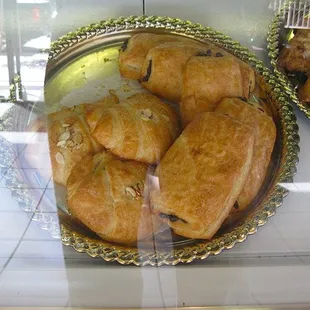 almond and chocolate croissants