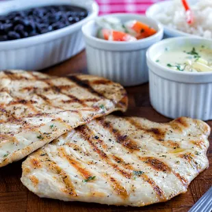 grilled chicken with black beans and rice