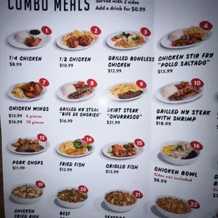 ramen and noodles, menu