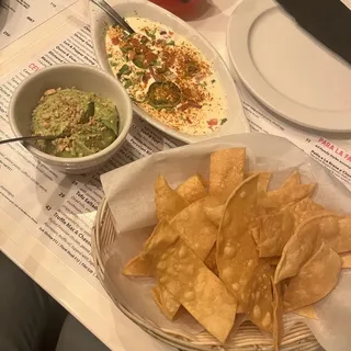 Queso and Guacamole