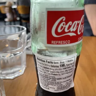 Mexican Coke with cane sugar