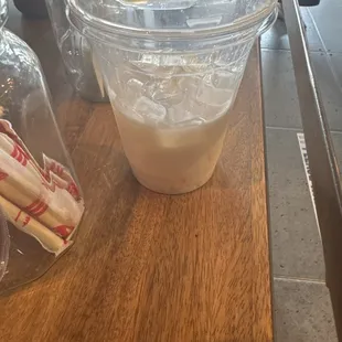 Banana cold foam horchata