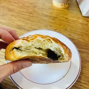 Inside the pain au chocolat