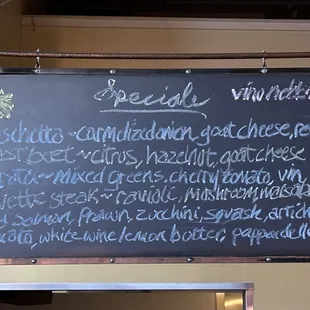 Special menu