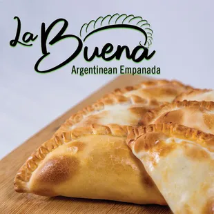 a close up of a piece of empanada
