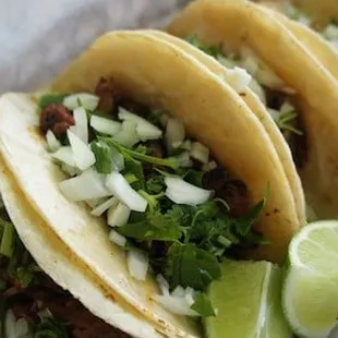 Real homemade tortillas with these Tacos!