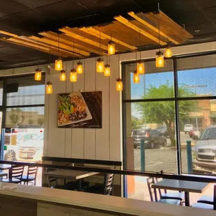 a view of the outside of the restaurant