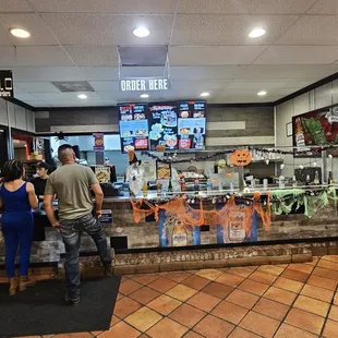 The counter