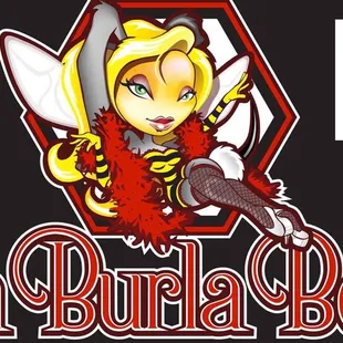 the logo for la burla bee