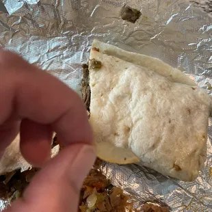 Sharp jagged plastic