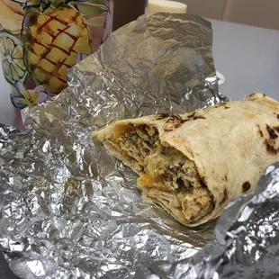 Egg &amp; Chorizo burrito