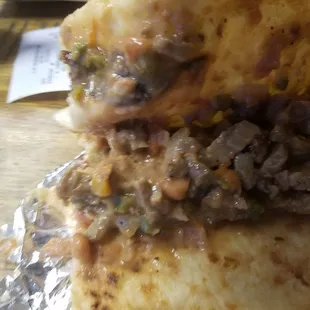 Carbón with beans is awesome