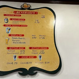 La Burrita menu 3/2023