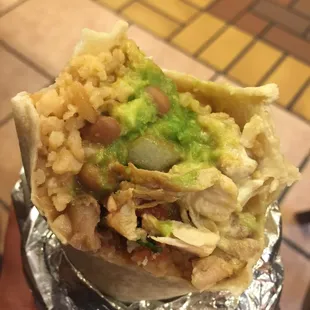 La burrita especial (chicken, large)