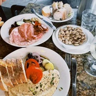 Mixed Cheese Plate Mixed Meat Plate