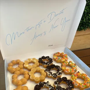 food, donuts, dough desserts