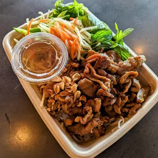 Grilled Pork Vermicelli Bowl