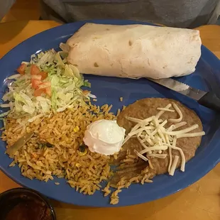 Chicken Fajitas burrito