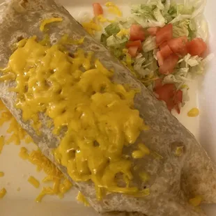 California Burrito with chicken