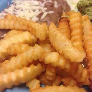 I substituted fries instead of rice