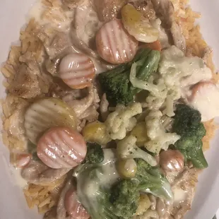 Chicken and veggies