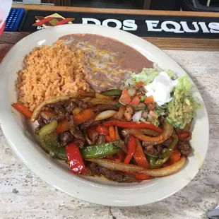 Lunch fajitas