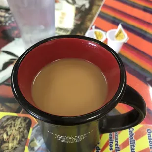 a cup of coffee