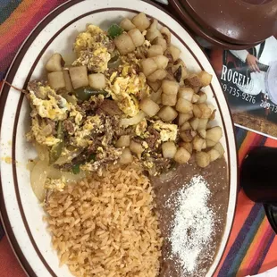 a plate of food