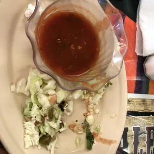 a plate of food