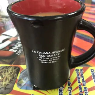 a cup of coffee