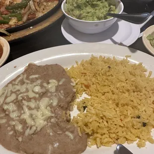 We had some guacamole to go with our chips and our meal.