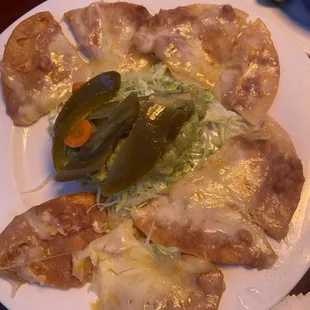 Nachos. Like ... this was pretty pathetic.