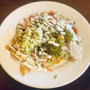 Vegetarian loaded nachos!!!