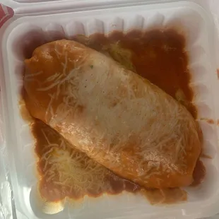 Super Gordo Burrito. Wet.