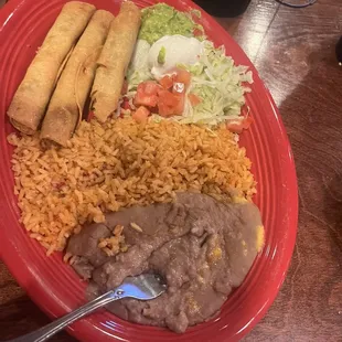 Taquito meal (you only get 3!)