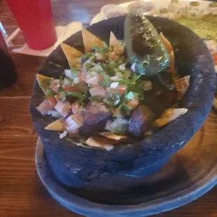 Chicharron de rib eye