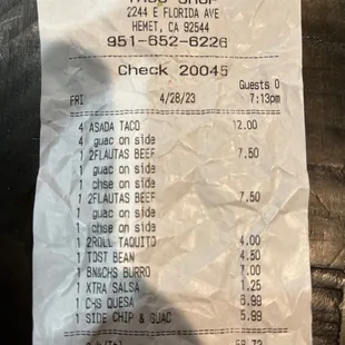 Missing multiple items on a $61 dollar order