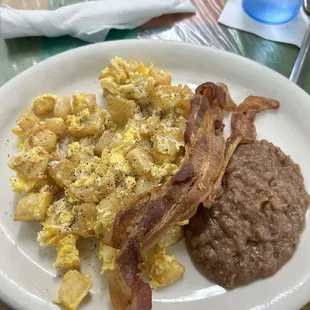 Potato &amp; egg plate