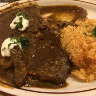 Chuletas en Chile Pasilla