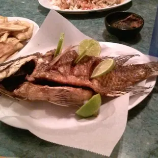 Honduran fish platter