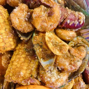 a close up of a plate of food