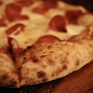 a pepperoni pizza