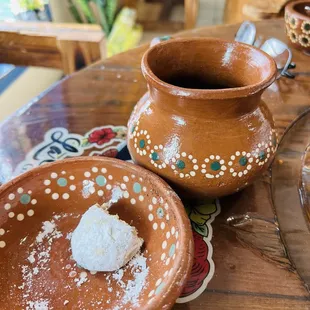 Café de olla and delicious cookies