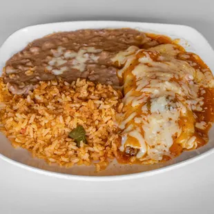 Kid's Burrito rice and beans