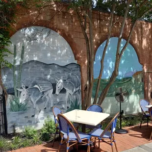 Patio murals