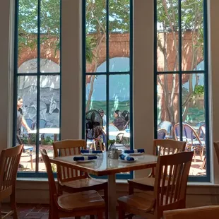 Lovely view of the patio dining area